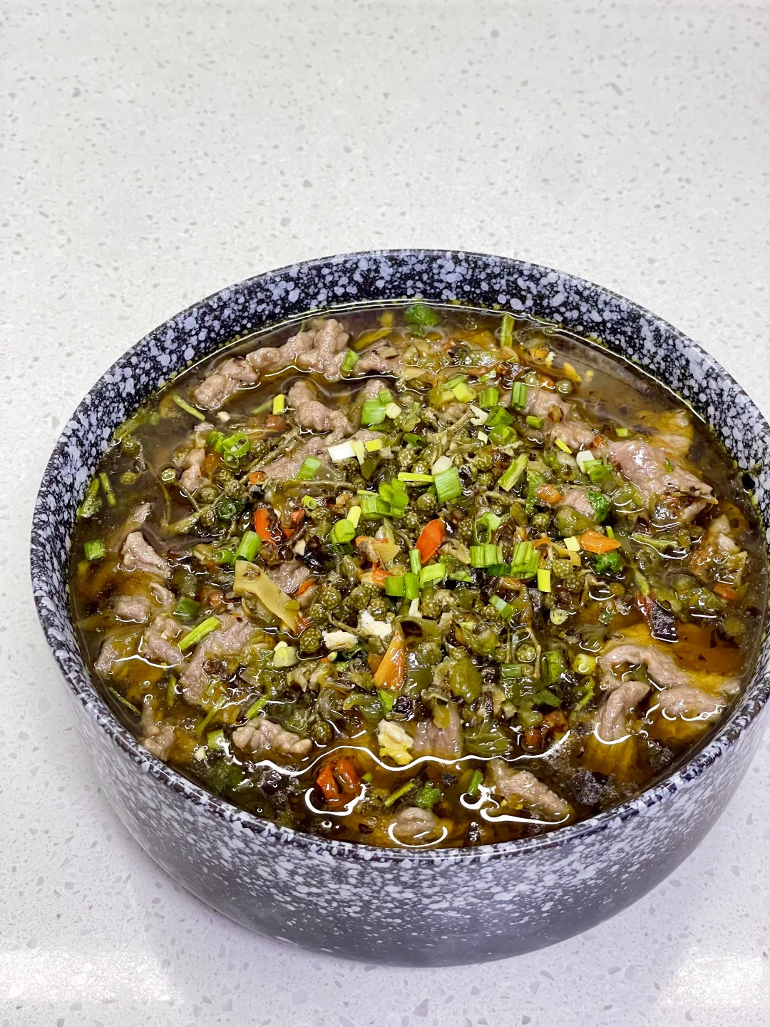 鲜嫩入味的烧椒豆花牛肉，附详细做法～