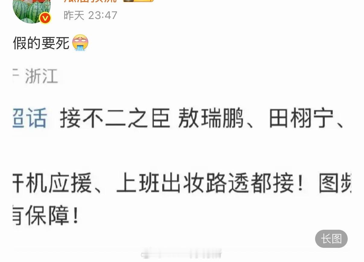 真瓜主辟谣阵容