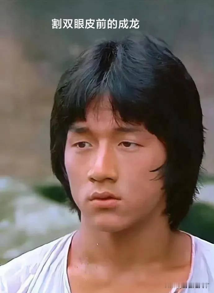 成龙可以说是演艺界整容最成功的人之一，他曾经是单眼皮，后来割了个双眼皮，颜值气质