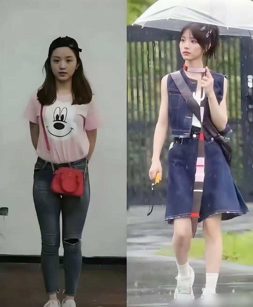 田曦薇出道前后的变化，感觉没什么变化