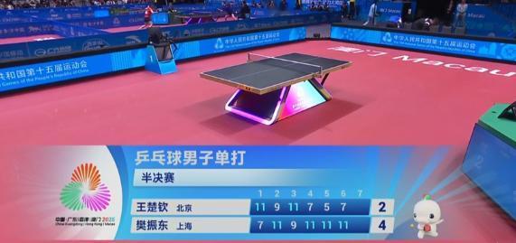 当比赛2:4落下帷幕，深深的为王楚钦感到遗憾。不是说大头不能输，真的就希望他能