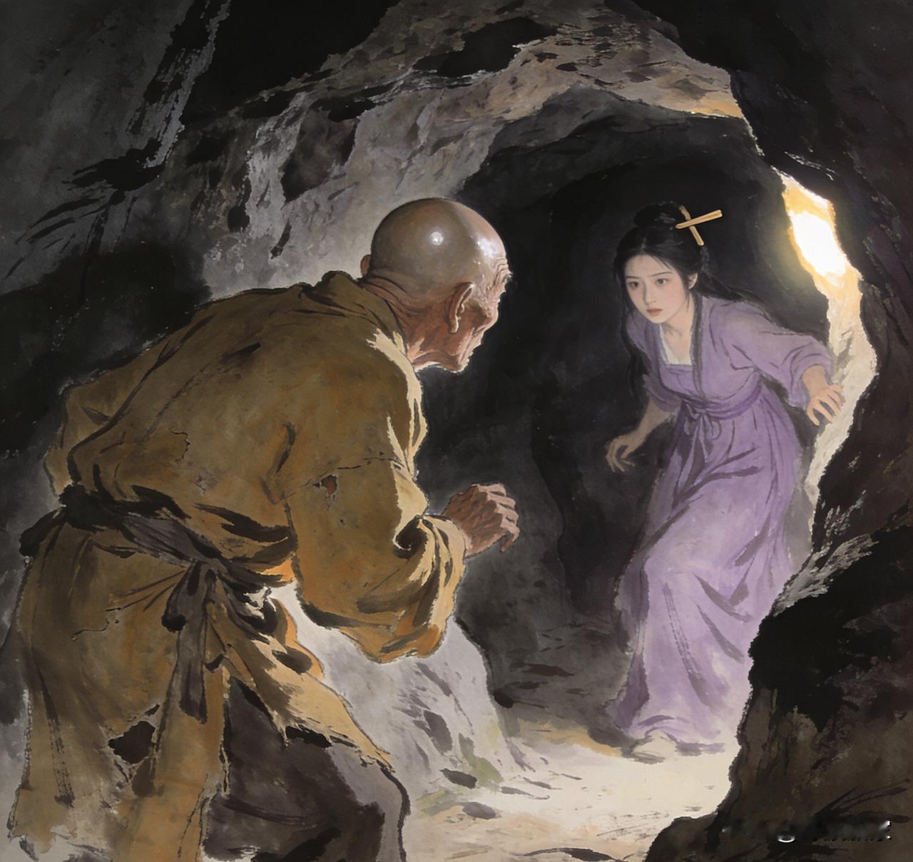 安宁寺中有一个和尚，在地窖里囚着一名女子，日夜欺凌，无人知晓。一日，他的朋友偶然