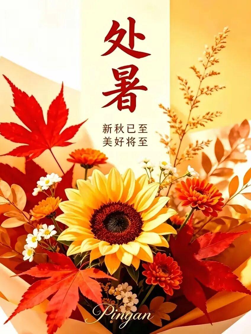 ❤️🌷🌺今天是8月23日，农历七月十一，星期日，时间流转，四季交替，来到了二