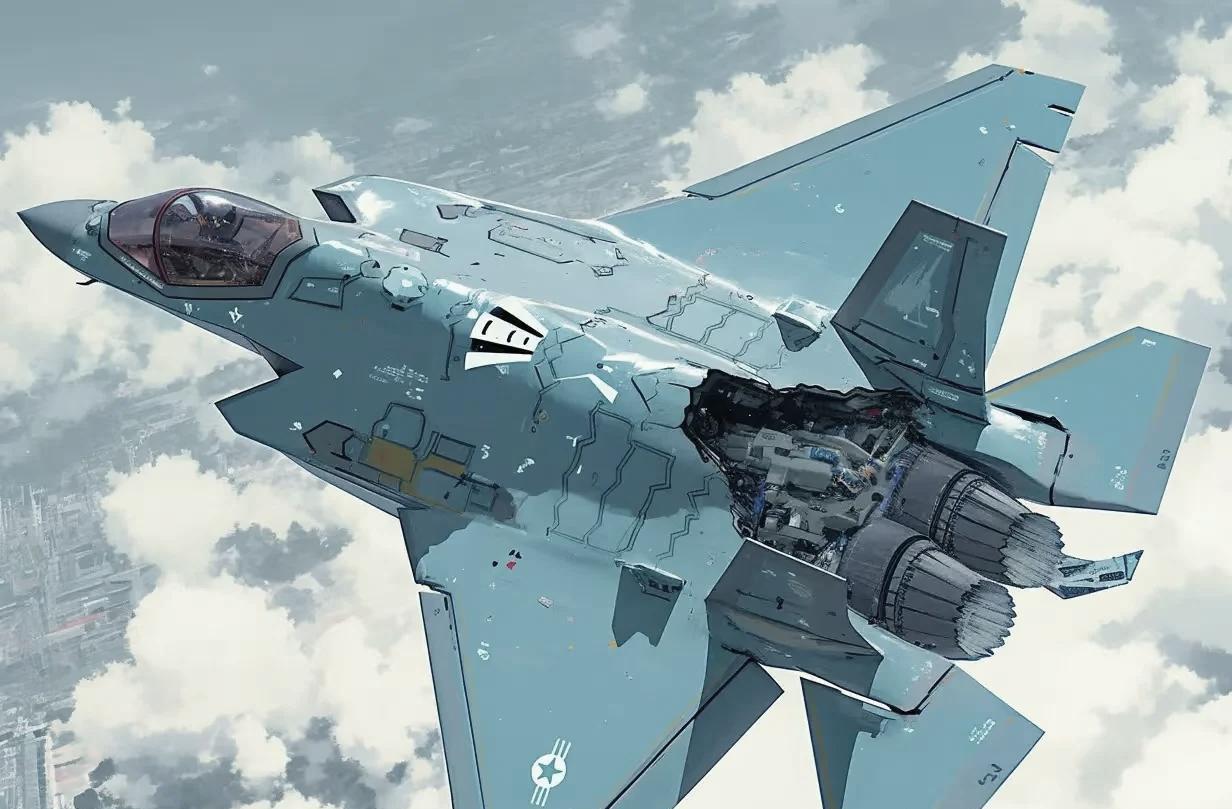原来都说咱们的歼-35模仿了美国的F-35，现在却轮到美国的F-35模仿咱们的歼