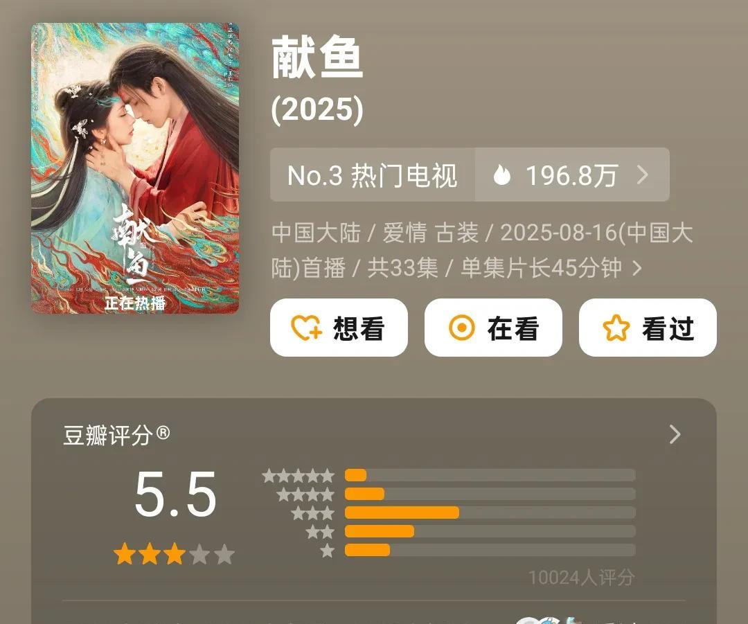 《生万物》豆瓣口碑7.5分，这应该是杨幂近些年口碑最好的作品，同时也证明了，只要