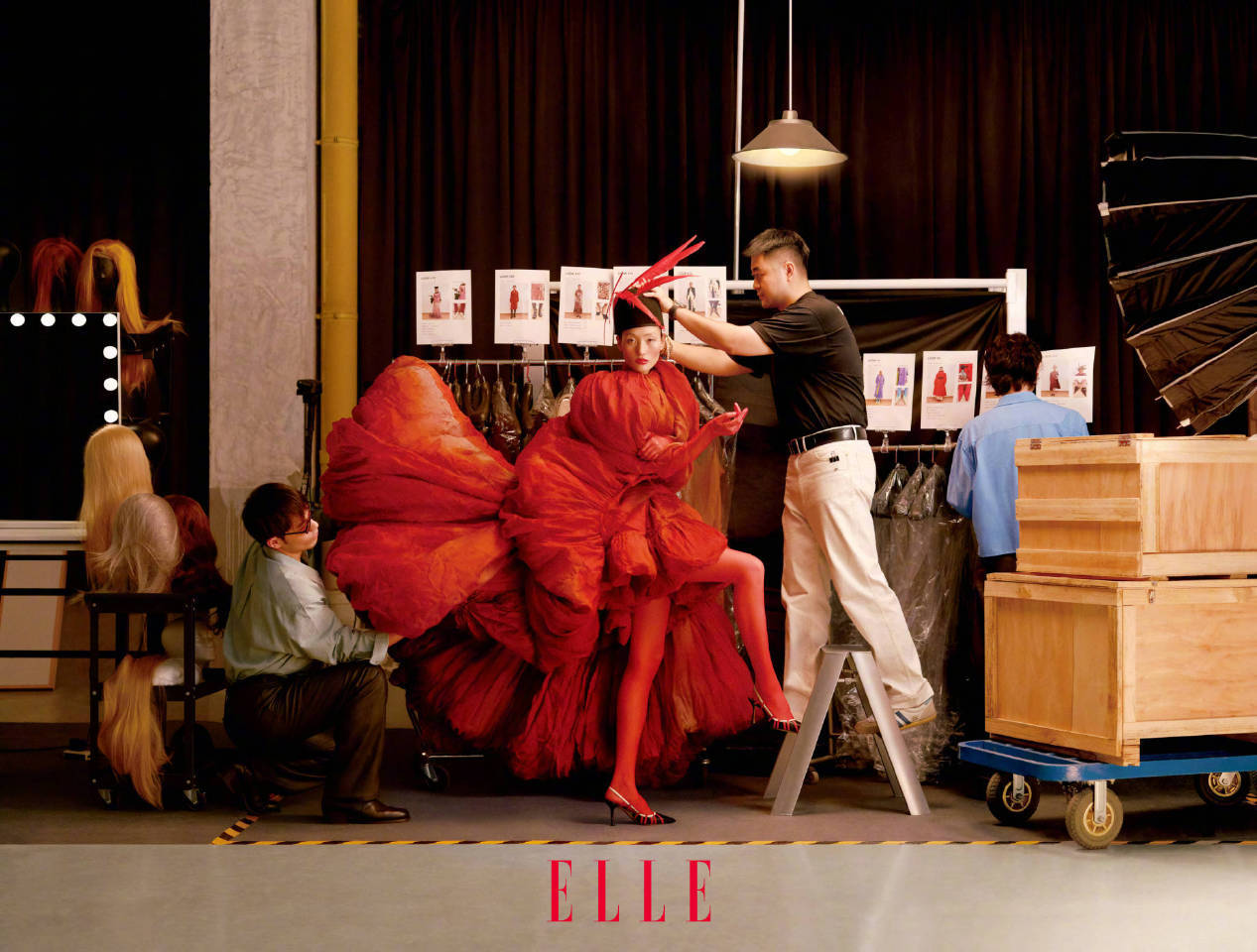 超模张丽娜ELLEChinaOctober2025ELLE十月周年