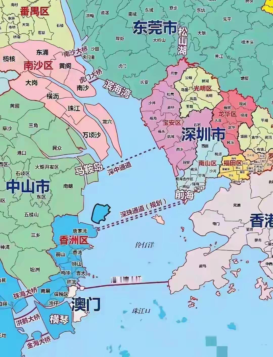 大胆设想！南沙+翠亨合并设新市，或将改写大湾区格局！我觉得，南沙与翠亨的融合！若