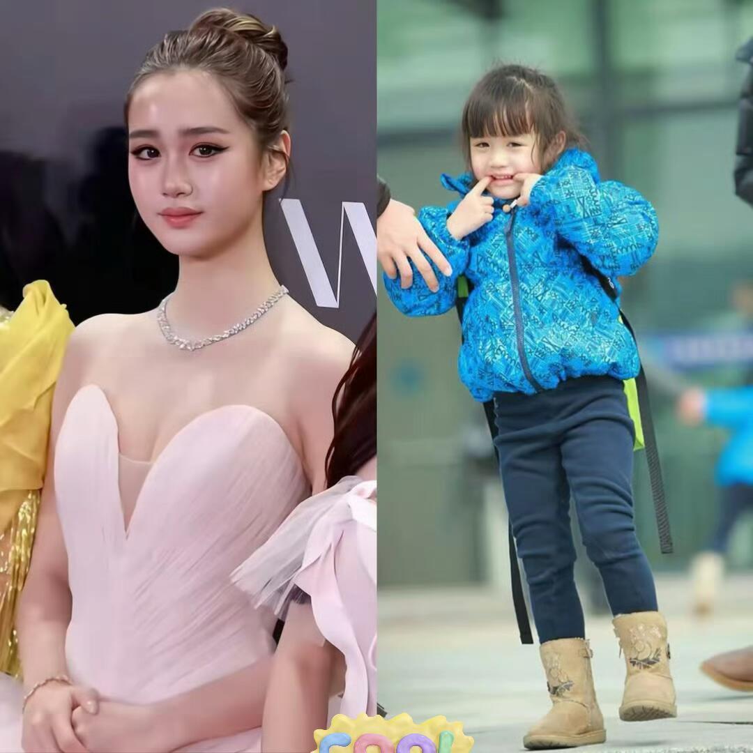 钟丽缇和女儿基因开始发力了…