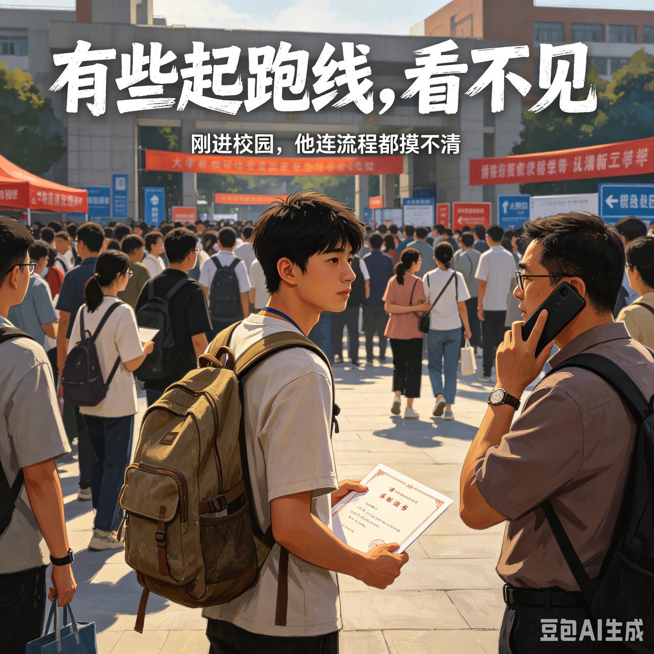 上大学才懂：没有父母托底的普通孩子，开局就输了大半。身边见过太多从小县城考