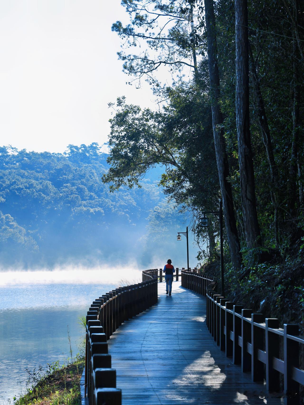 普洱市旅行，旅拍哪里最出片？推荐市区周边的梅子湖公园！云南普洱市，以低海拔超美环