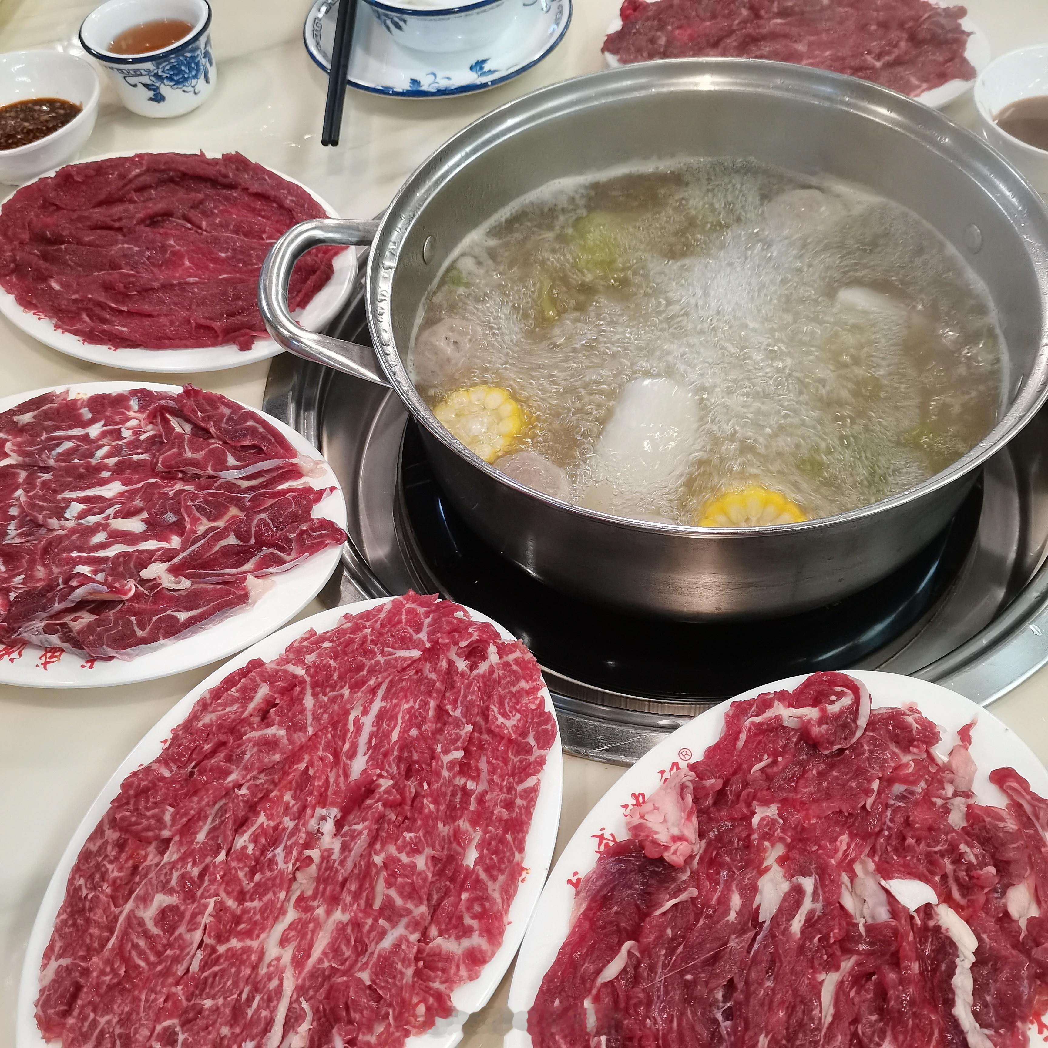 回家已摄入牛肉火锅