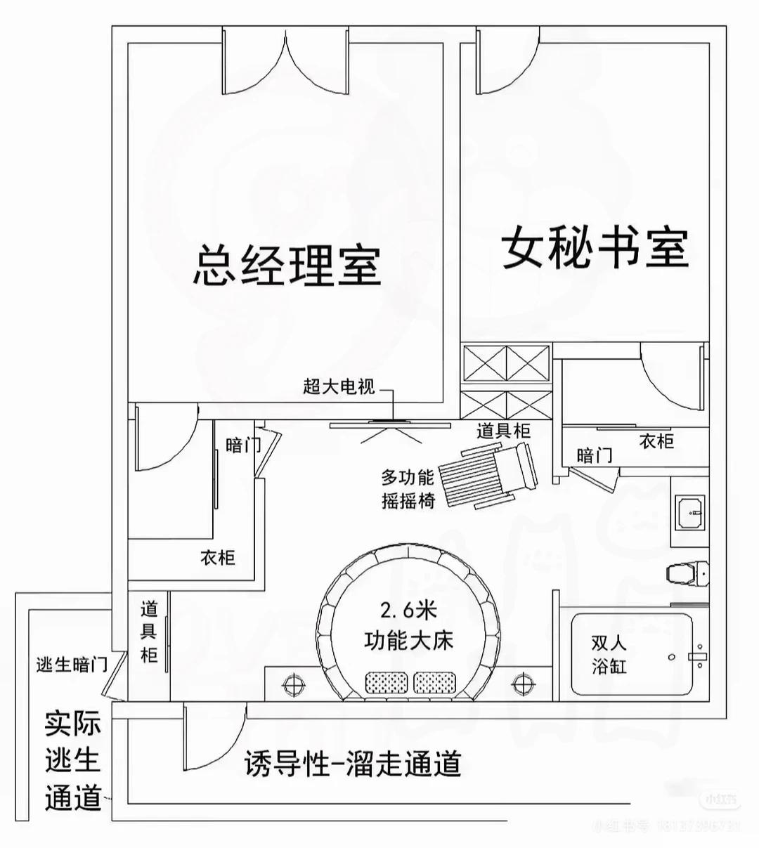 离谱办公室平面图火了！看完想问设计师还好吗一张脑洞大开的办公室户型图刷屏。总