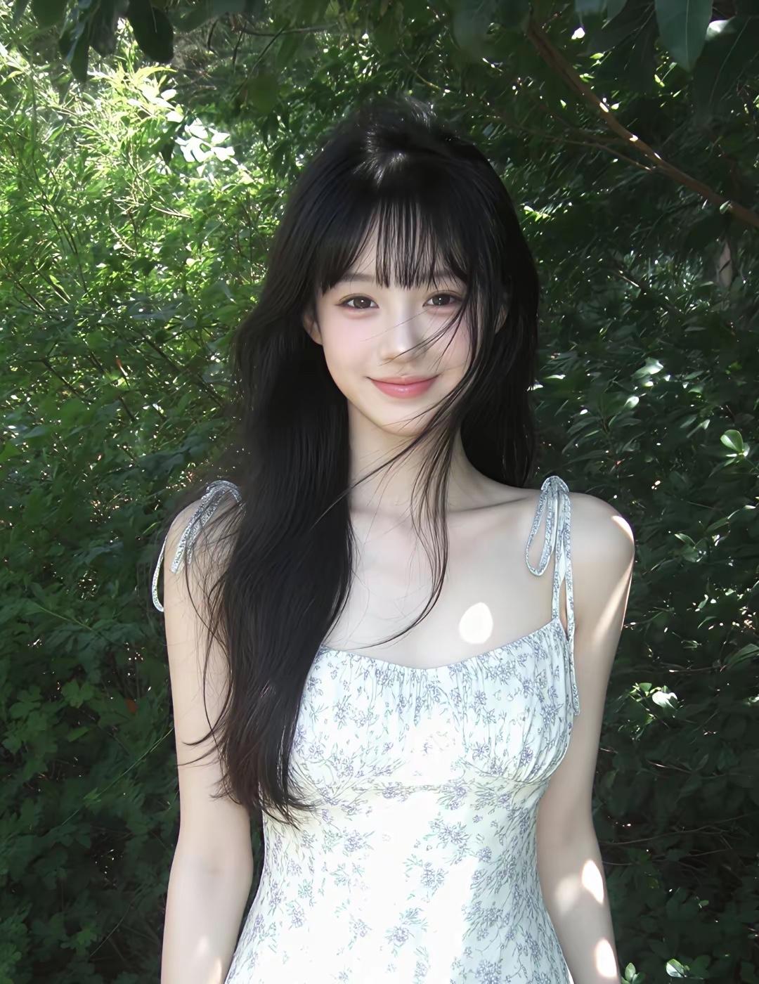 你心中的美女啥模样漂亮又可爱的女孩，身材好、长相好、温柔又可爱的女孩。