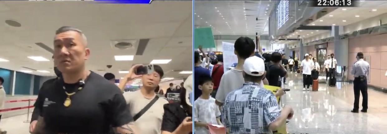 馆长晚间抵达台湾馆长今晚10左右抵达桃园国际机场，暂时平安