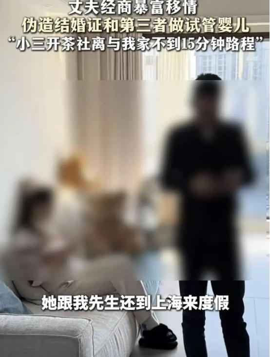 朱女士的丈夫报警了！ 他的意思是：我可以出轨！我可以伪造和三的结婚证！我可以