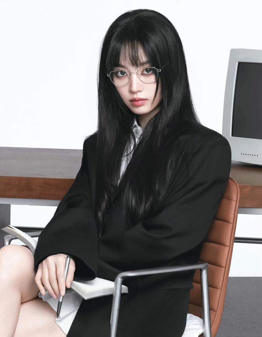 田曦薇是刘海黑长直最权威的姐姐我要一直赖着姐姐