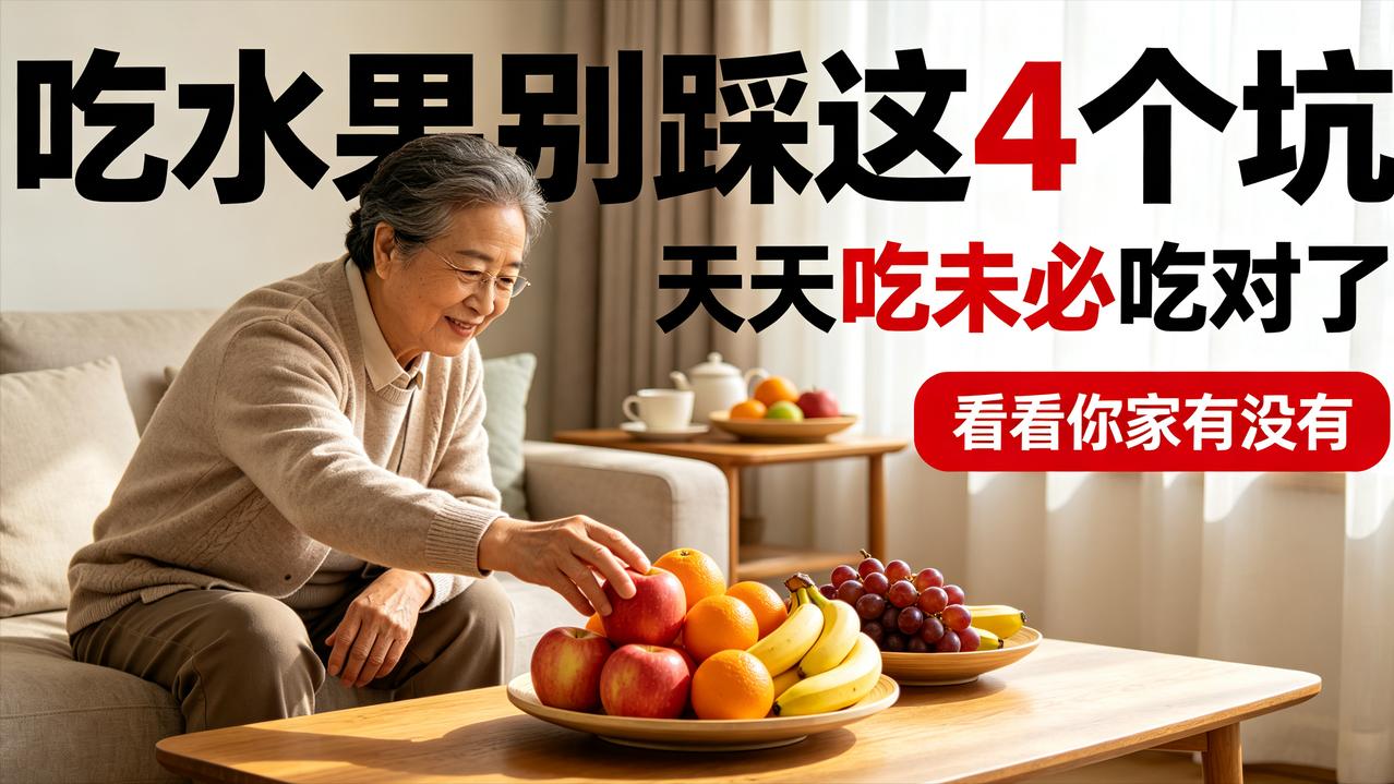 吃了半辈子水果都吃错了？这4个习惯家家都有，看似养生实则伤身过日子谁家离得