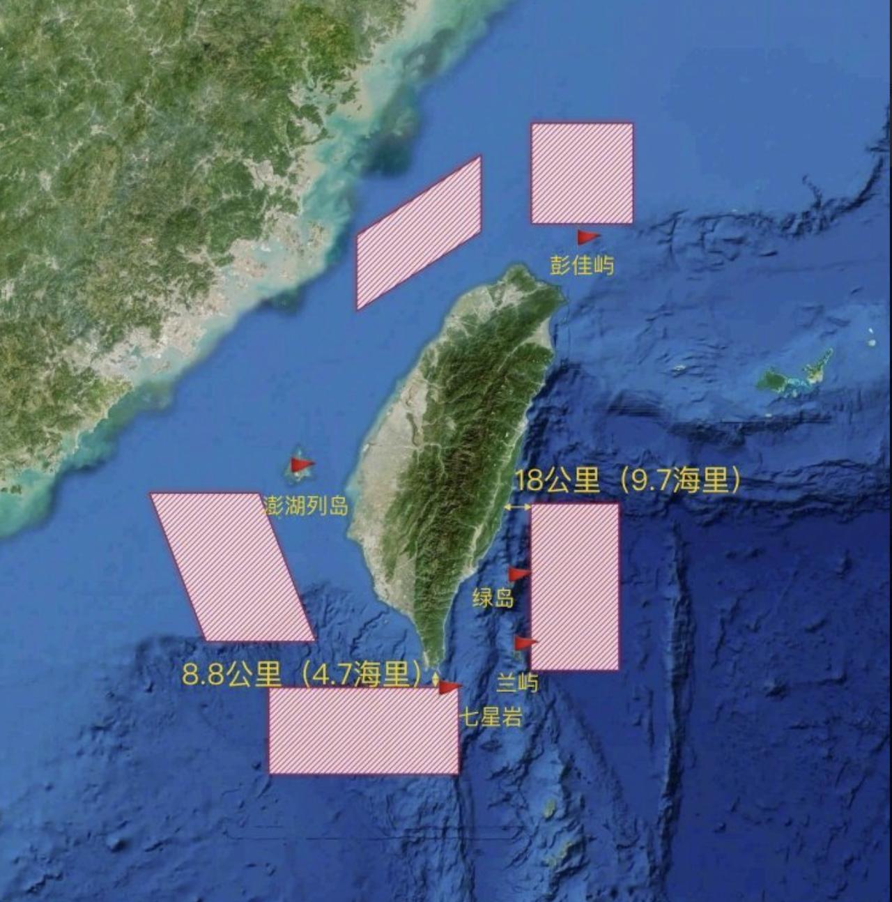 注意看图一中，标注的距离。最近的地方，只有8.8公里。也就是说，如果天气