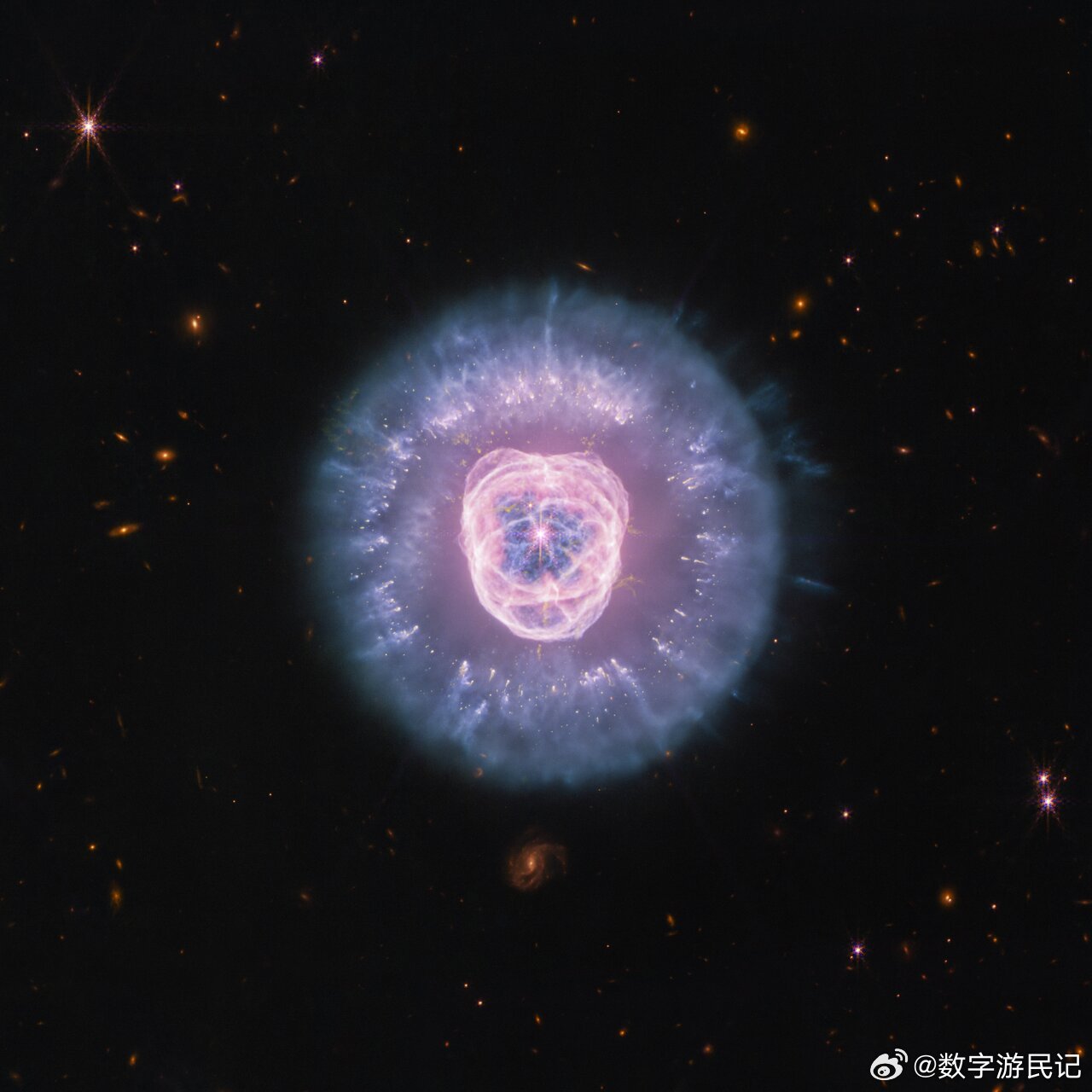 詹姆斯·韦伯揭开垂死恒星“狮子”星云的激烈之美在双子座深处，一颗恒星正在进行最后