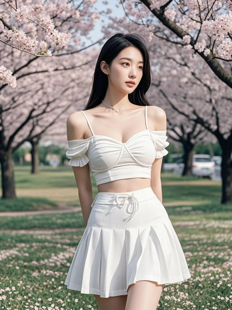 樱花树下捡到仙女！猜猜她用的是哪款'樱花体香'？