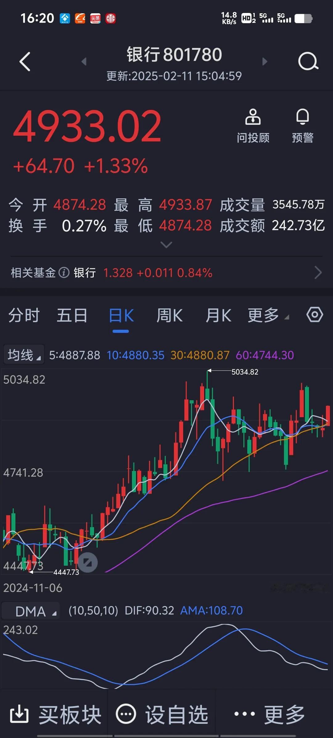 很多股民害怕银行股上涨，因为银行股一上涨，那些概念股、绩差垃圾股就暴跌。以后以银