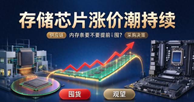 存储芯片涨价潮持续, 内存条要不要提前囤?