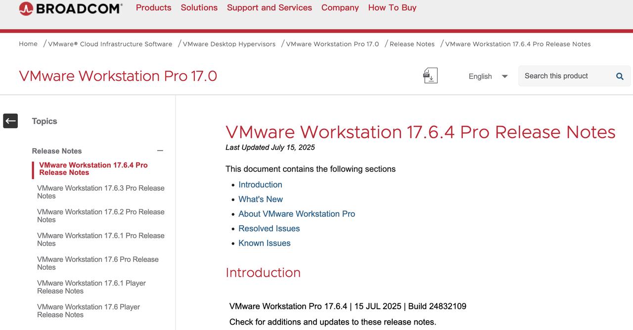 VMwareWorkstationPro推出安全更新，修复多个可攻击宿主机