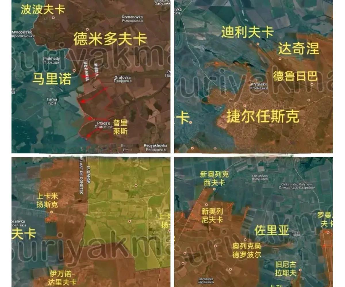 5月19日俄乌最新战报：1.别尔哥罗德州—苏梅州前线（图一）：①在上周将乌克