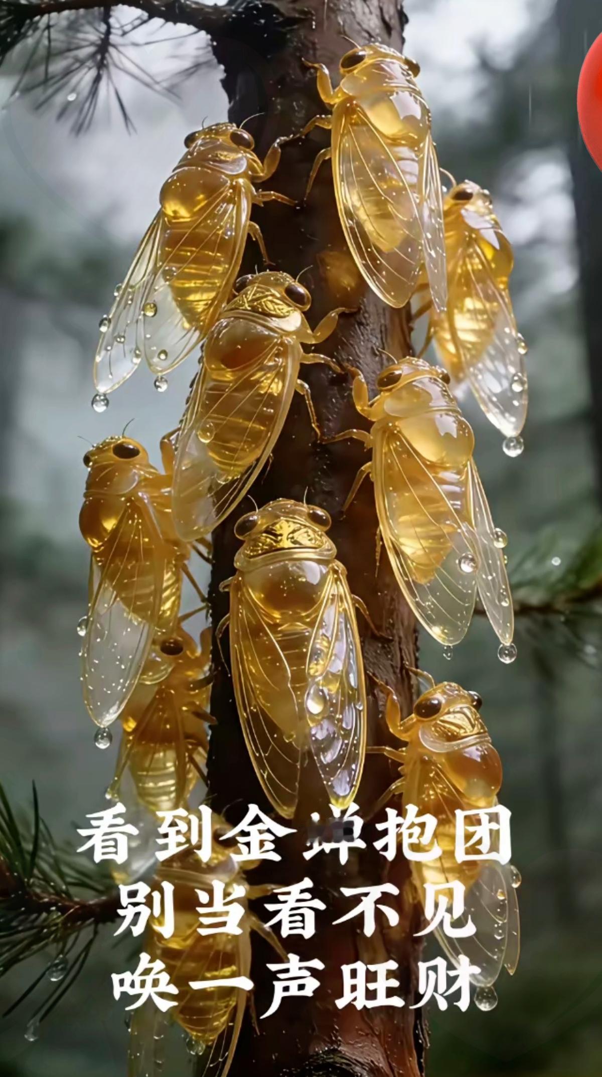 看见金蝉抱团别装傻！喊声旺财，这波好运接住了，2026年大家一起旺[赞][赞][