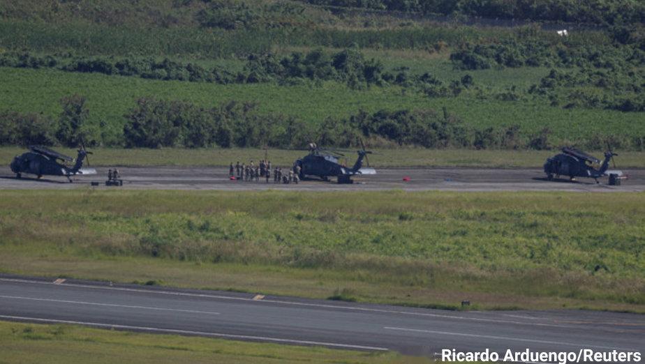 路透社12月12日发布的两张图片直观证实:美军第33救援中队(RQS)至少有3架