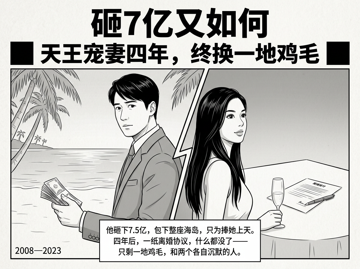 这也许是全香港最窝囊的天王，坐拥数十亿身家，砸下7.5亿只为博红颜一笑。定下家