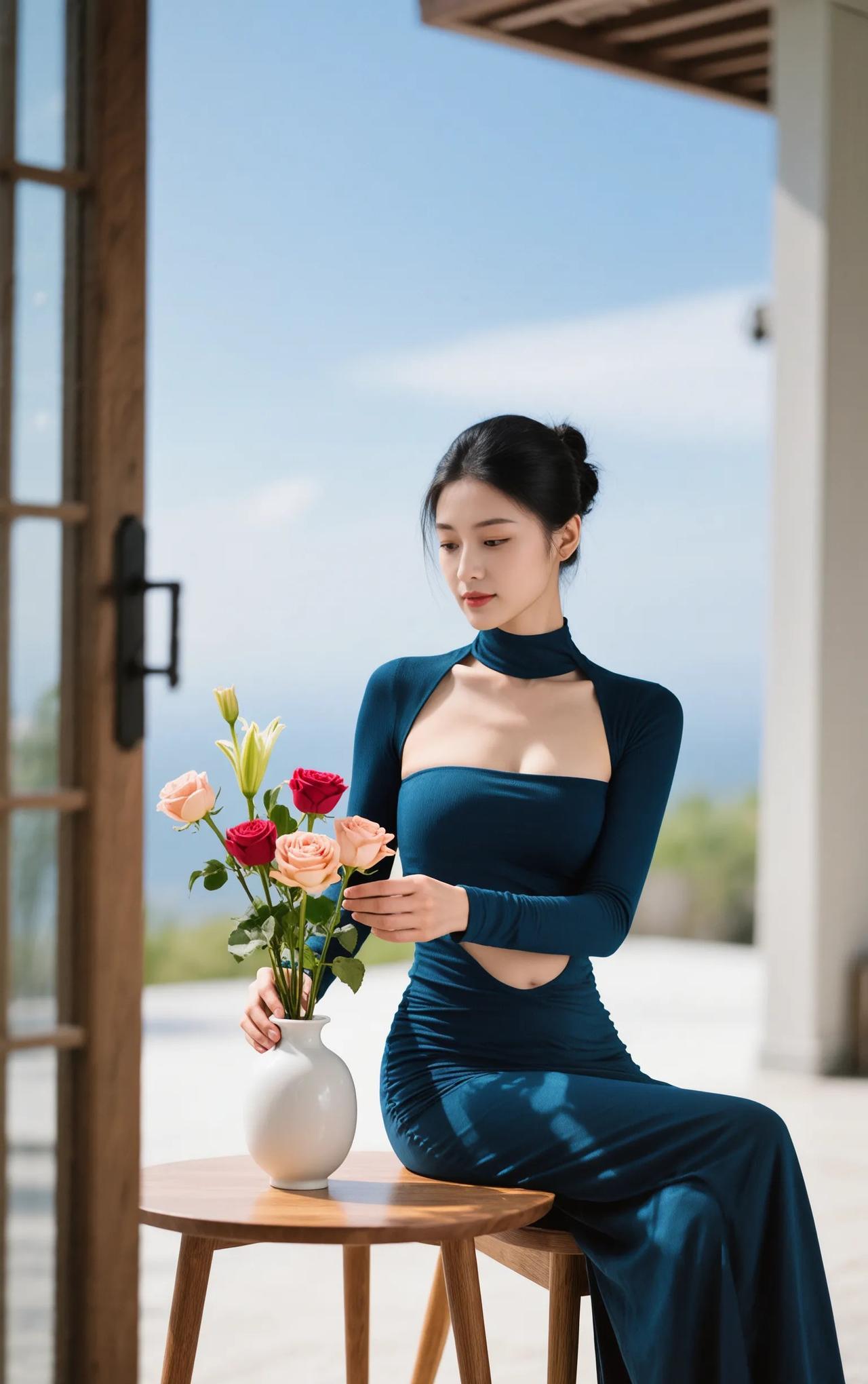 日常插花。#打卡美景手机随手拍##随拍#。