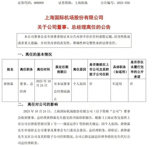 上海通报: 黄铮霖被查
