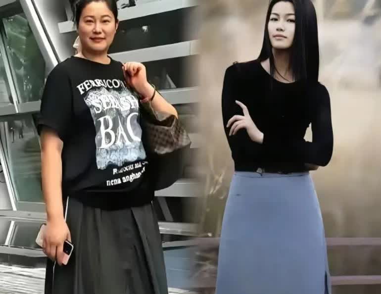 于娜现状曝光，差点认不出，不信这是于娜，可是一看美人尖也知道是她啊178厘米
