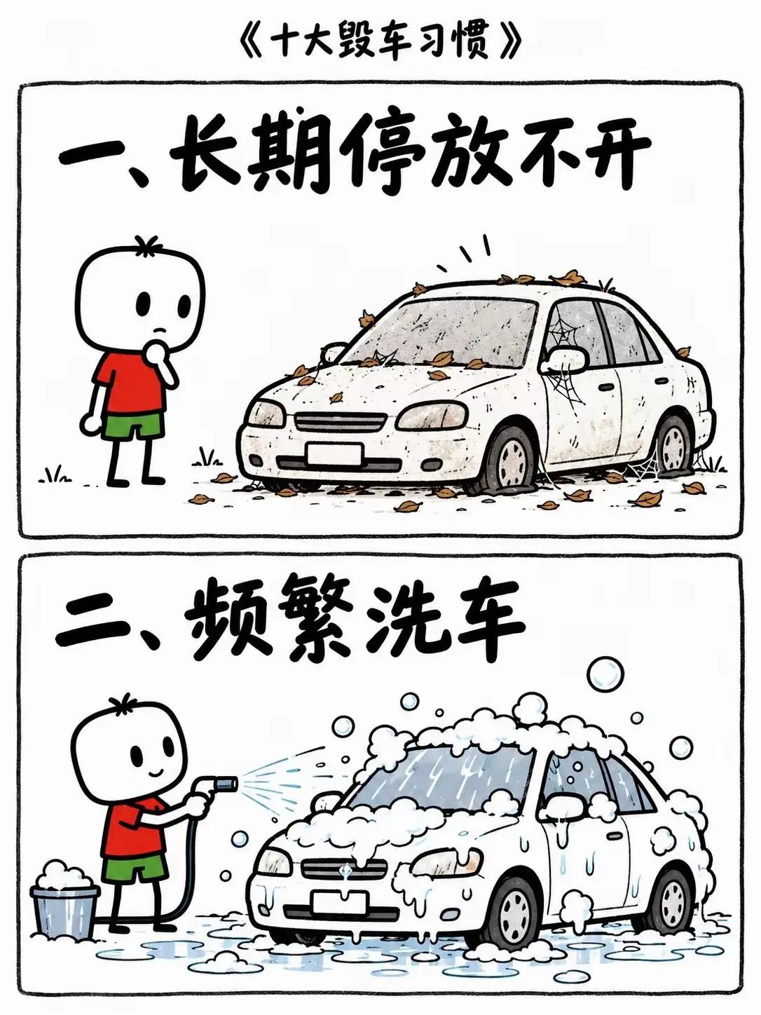 十大毁车习惯，您中了几个？平时开车最伤车的习惯，主要集中在‌“冷