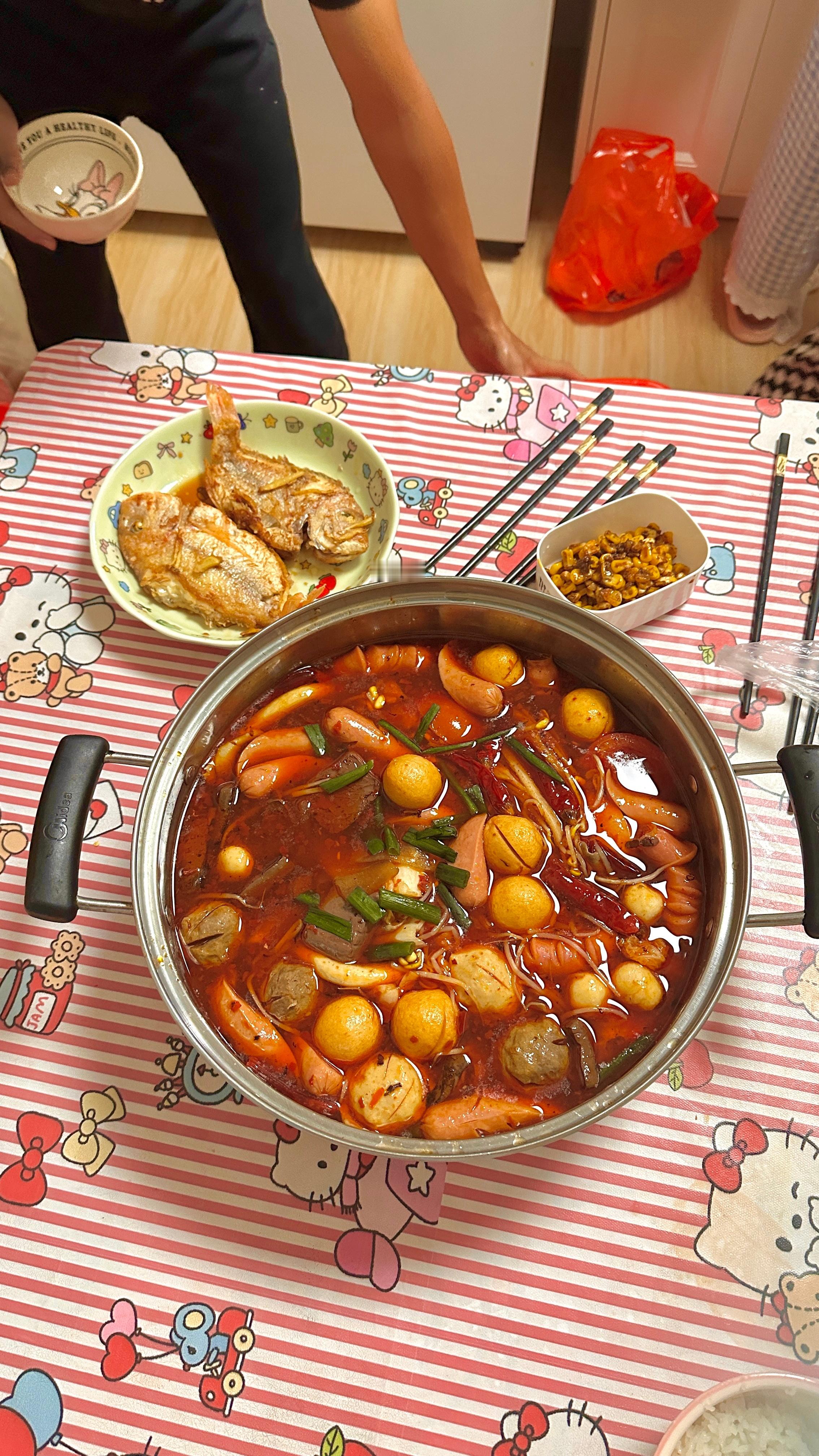 你们晚餐吃什么