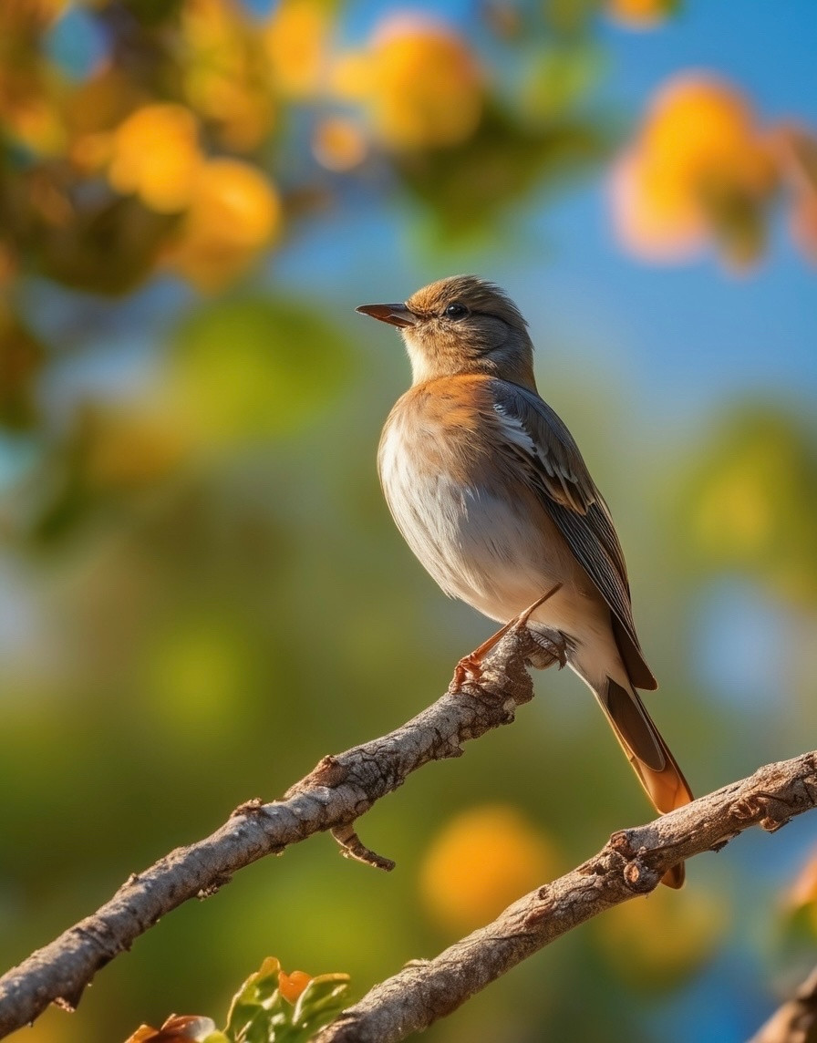一只站在树上的鸟儿，从来不会害怕树枝断裂，因为它相信的不是树枝，而是它自己的翅膀