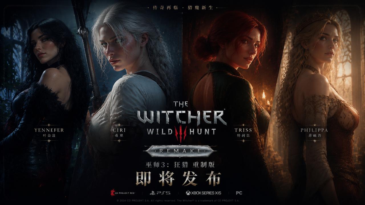 巫师3福利来了！巫师3:狂猎重制版，老用户免费！《巫师3：狂猎重制版》官