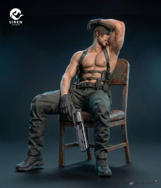 【里昂被玩坏！】SIRENStudio推出了一款《生化危机9：安魂曲》主角里昂