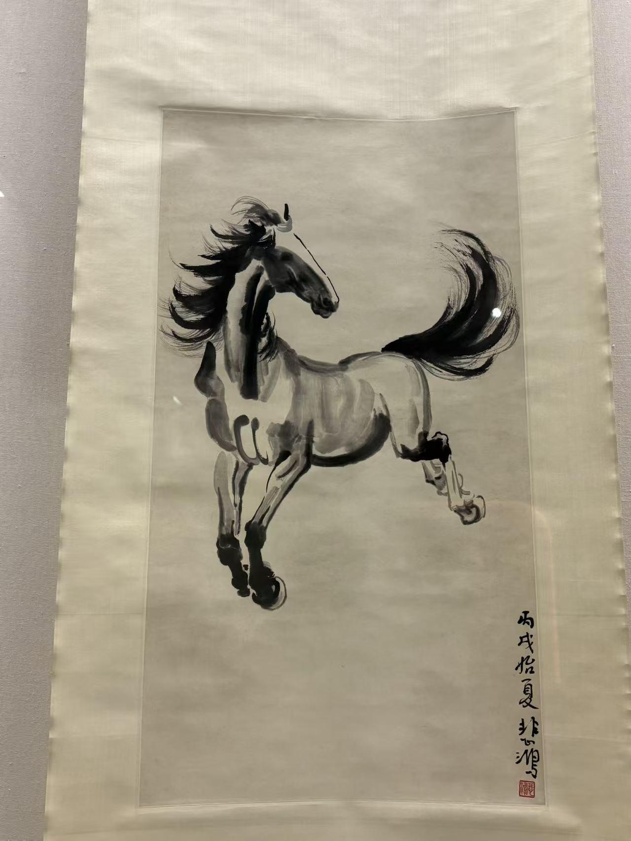 记录我的2026徐悲鸿画展奔马图