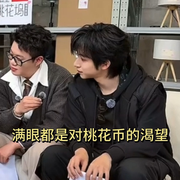 贺峻霖想回家自己造桃花币贺峻霖你在桃花坞到底经历了什么啊哈哈哈哈，都已经琢磨上