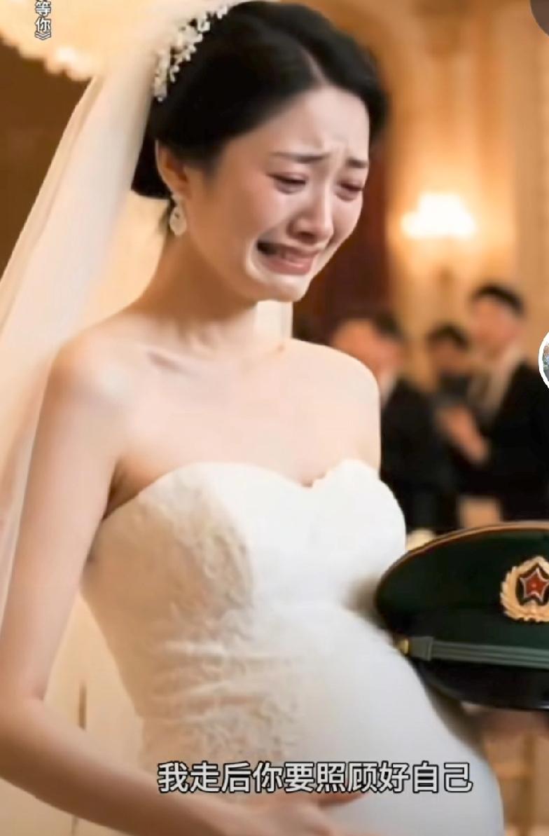 婚礼前夕奔赴火场，他永远缺席，怀孕未婚妻独自戴帽完成仪式一位年轻消防员在即