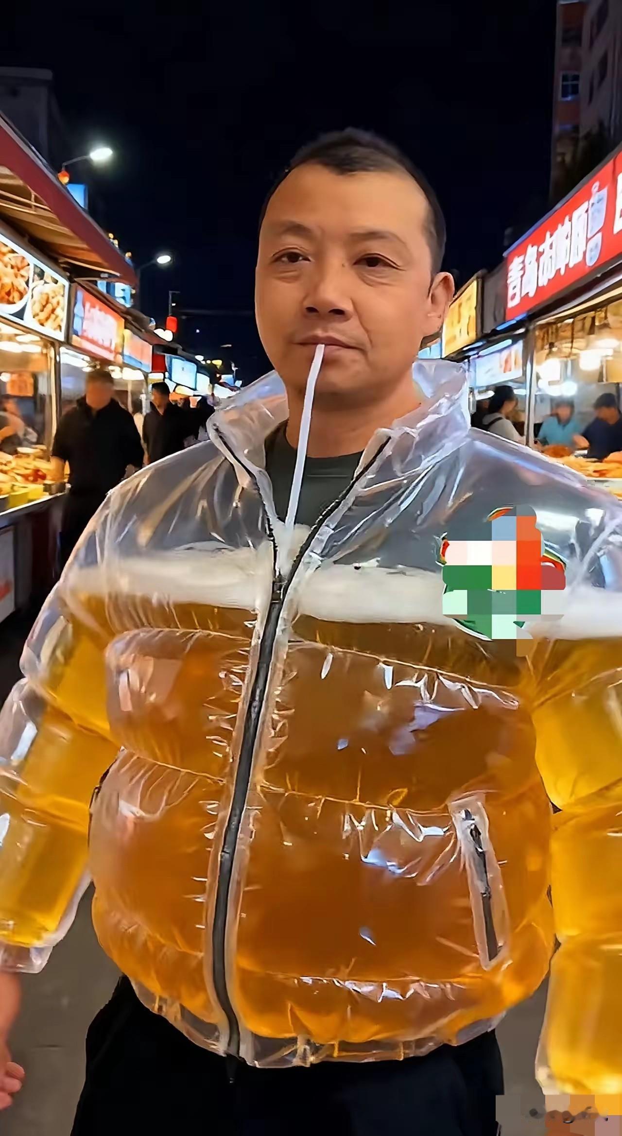 酒友们，这身怎么样[捂脸哭]走着走着就醉了…