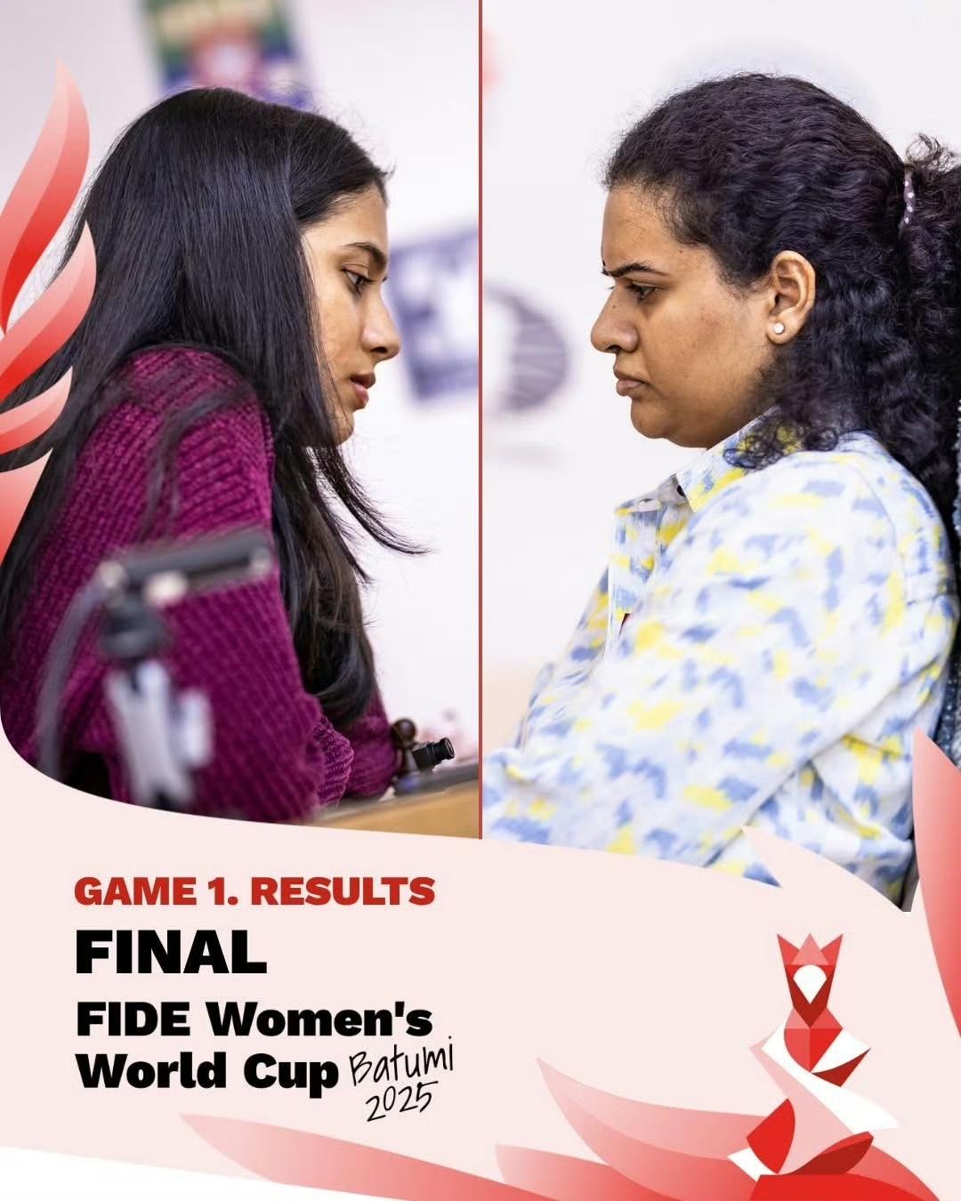 国际象棋女子世界杯决赛，两盘慢棋全部弈和。国际象棋女子世界杯赛第七轮决赛，首