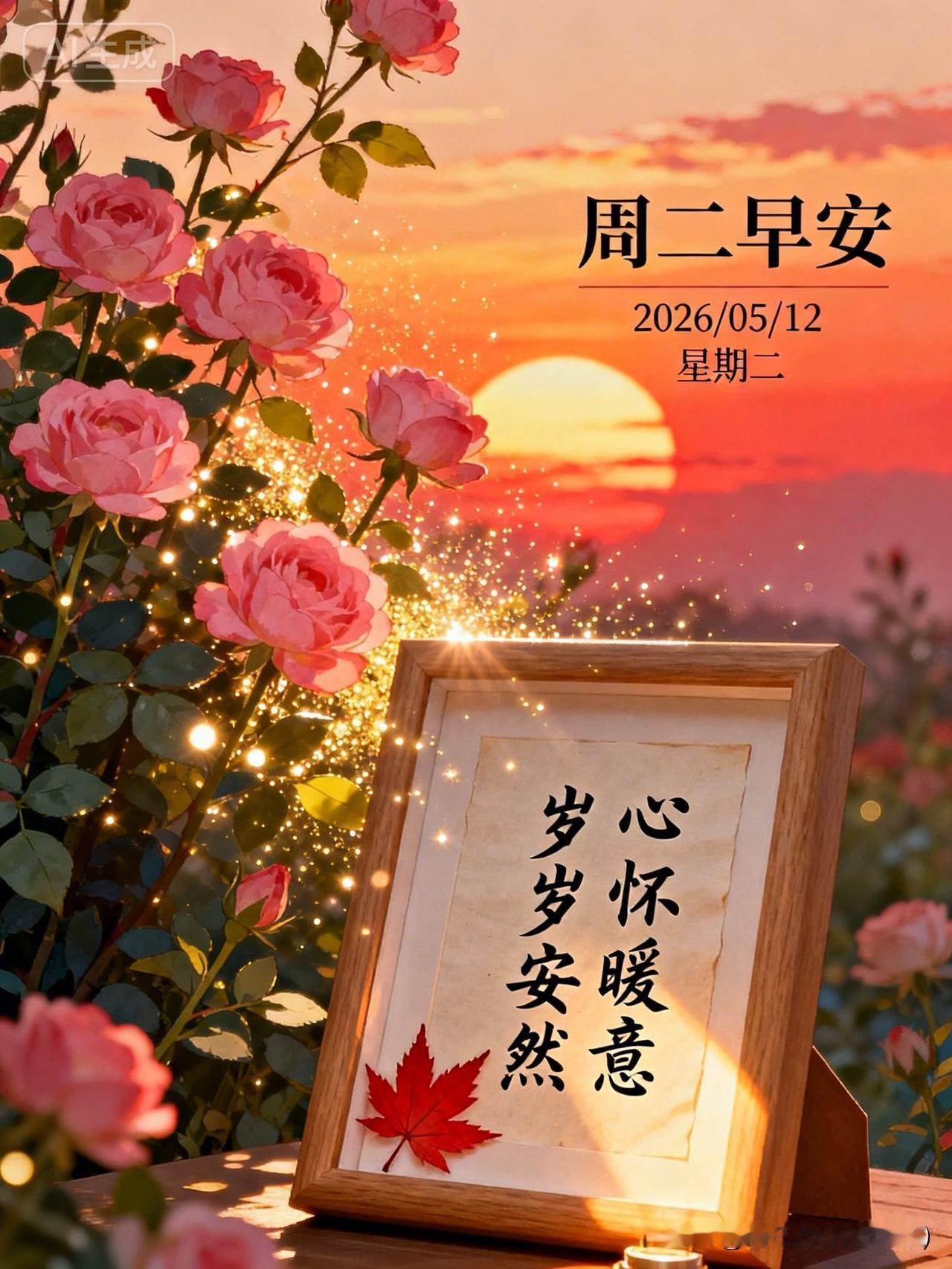 ❤️²⁰²⁶/₀₅.₁₂早安！GoodMorning✨🍀心怀