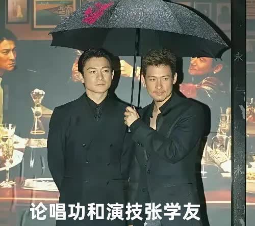 论唱功和演技张学友胜，论颜值刘德华胜，但这张，是张颜值唯一超过刘德华的照片