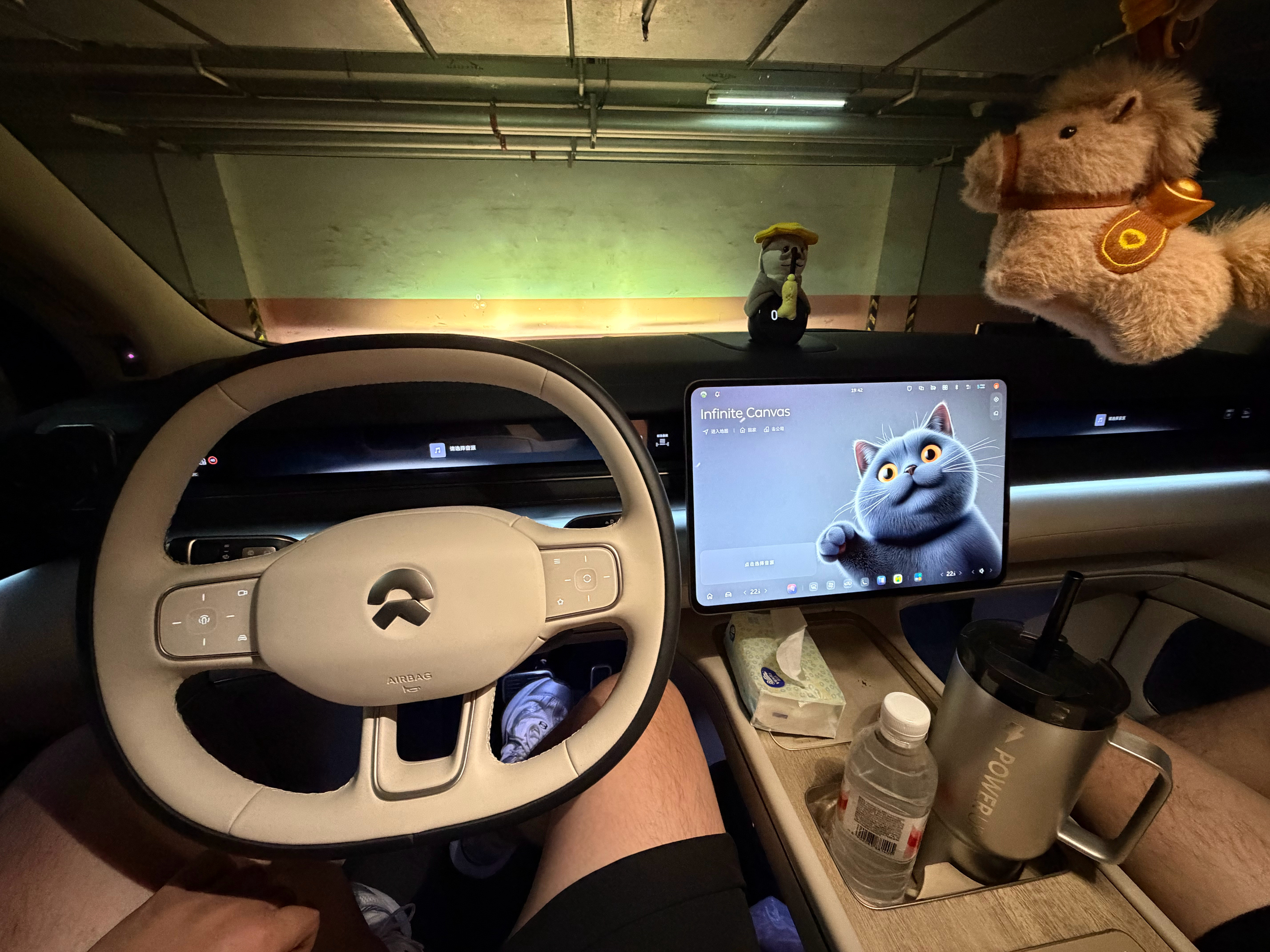 开完豪华车，再开特斯拉虽然开着挺高但是这个内饰氛围感差距大太了，[裂开]最离谱