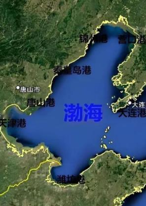 毛主席真是高明，不服不行！原来今天的渤海能完全属于中国，没有一艘外船胆敢驶入，完