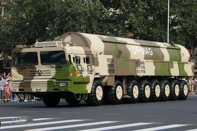 美:阿中你家试射东风31AG是啥意思中:没啥意思阿就是检验一下自家东西