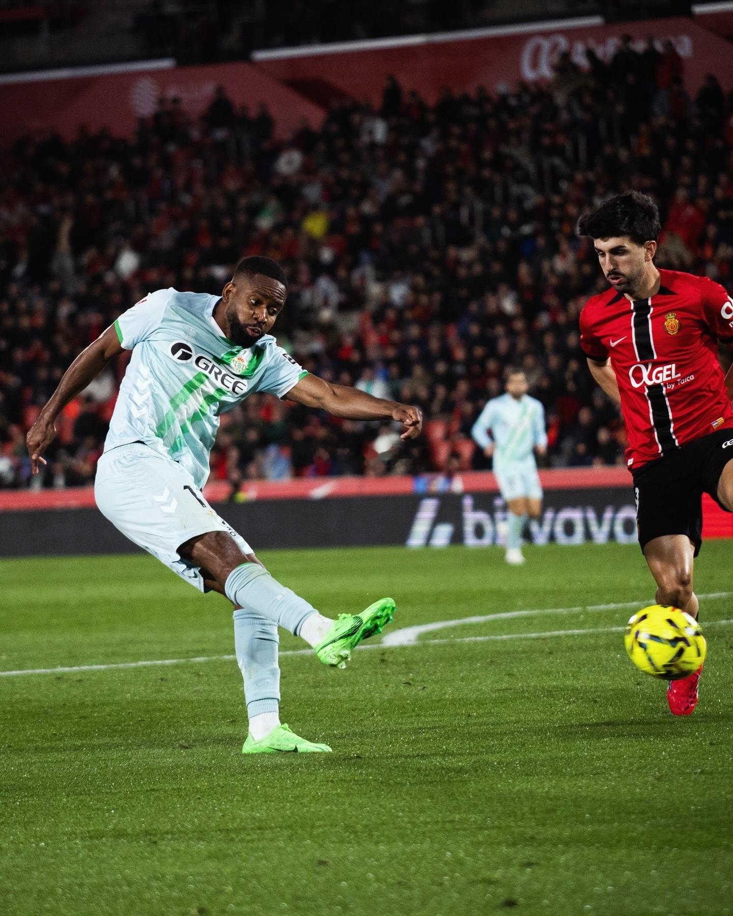 北京国安北京国安巴坎布首发攻入制胜球，贝蒂斯客场2比1马略卡。BIGWIN